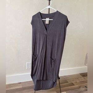 Anthropologie Dolan Left Coast Dark Gray Tunic Dress
